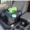 Folding rear seat car manager storage box